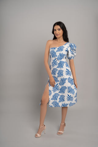 IVY ONE SHOULDER DRESS