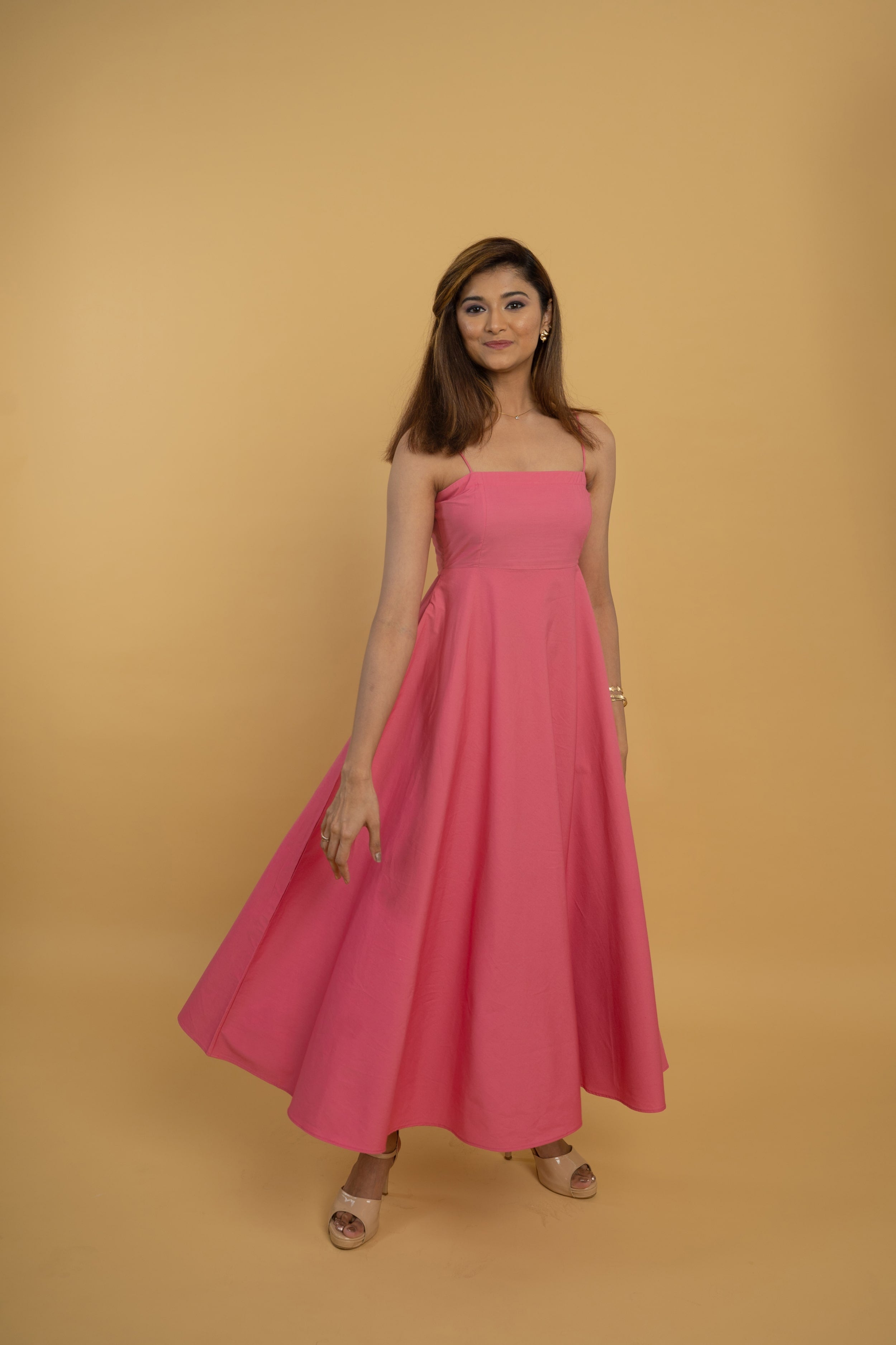 BLUSH PINK UMBRELLA DRESS Shop Gulmohar BLUSH PINK UMBRELLA DRESS Shop Gulmohar