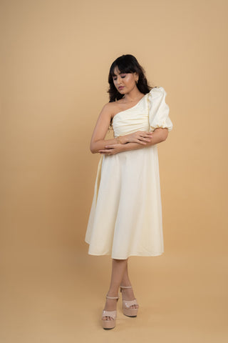 CELESTE ONE SHOULDER DRESS